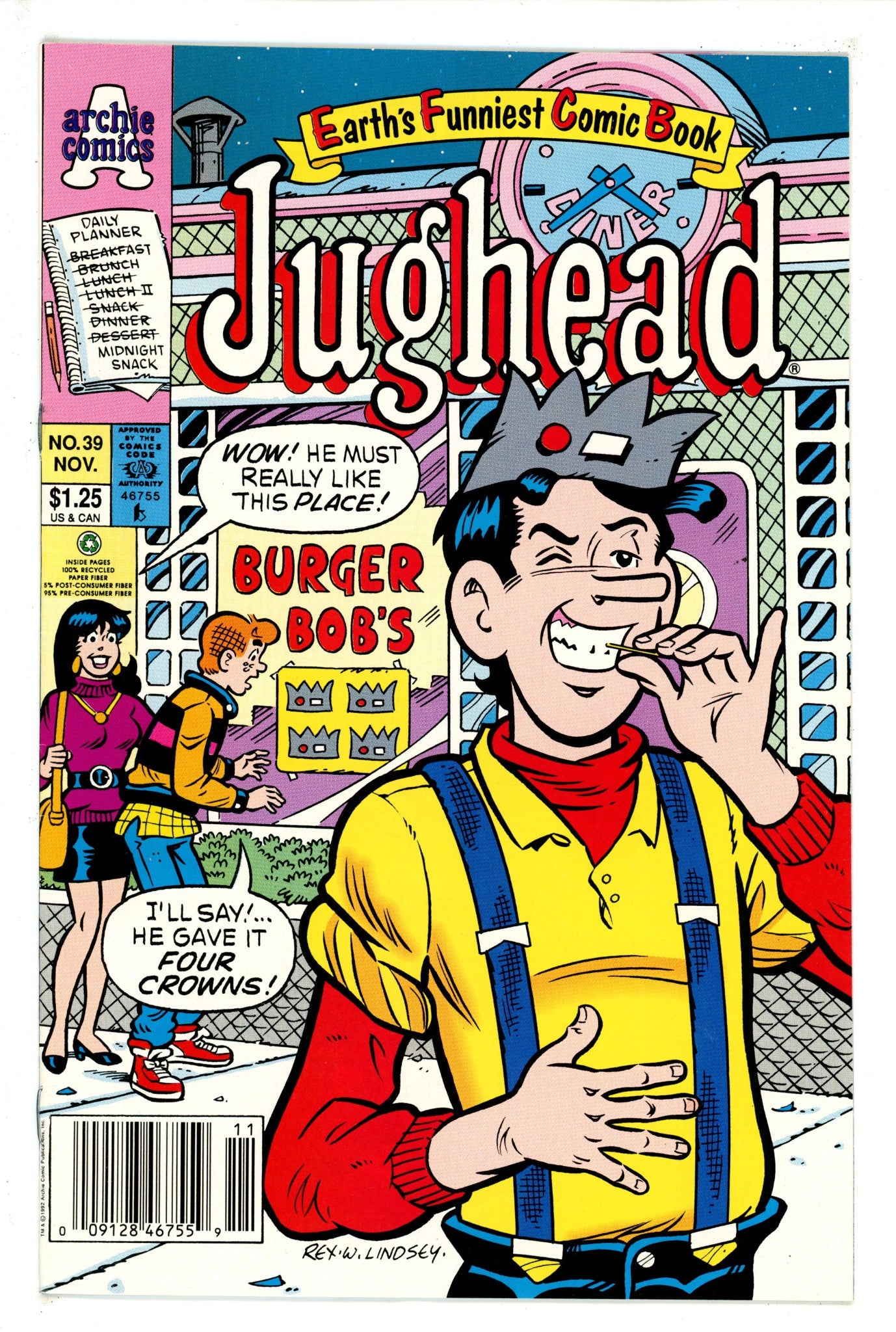 Jughead Vol 2 39 Newsstand VF- (1992)