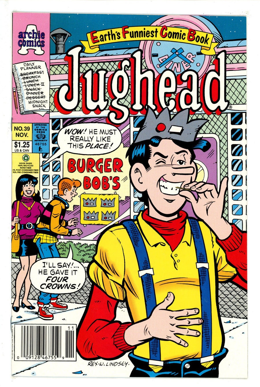Jughead Vol 2 39 Newsstand VF- (1992)