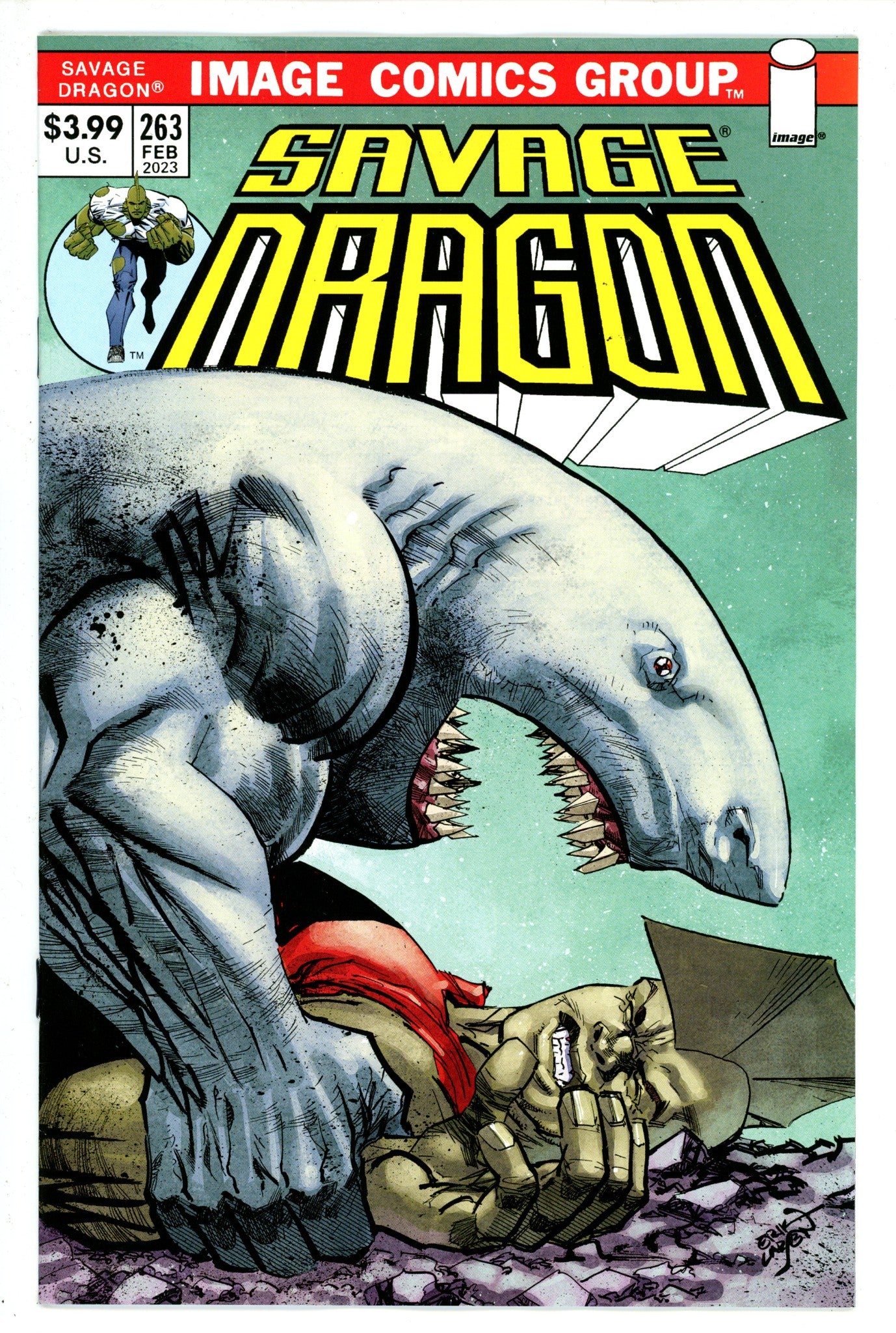 Savage Dragon Vol 2 263 Larsen Retro Variant (2023)
