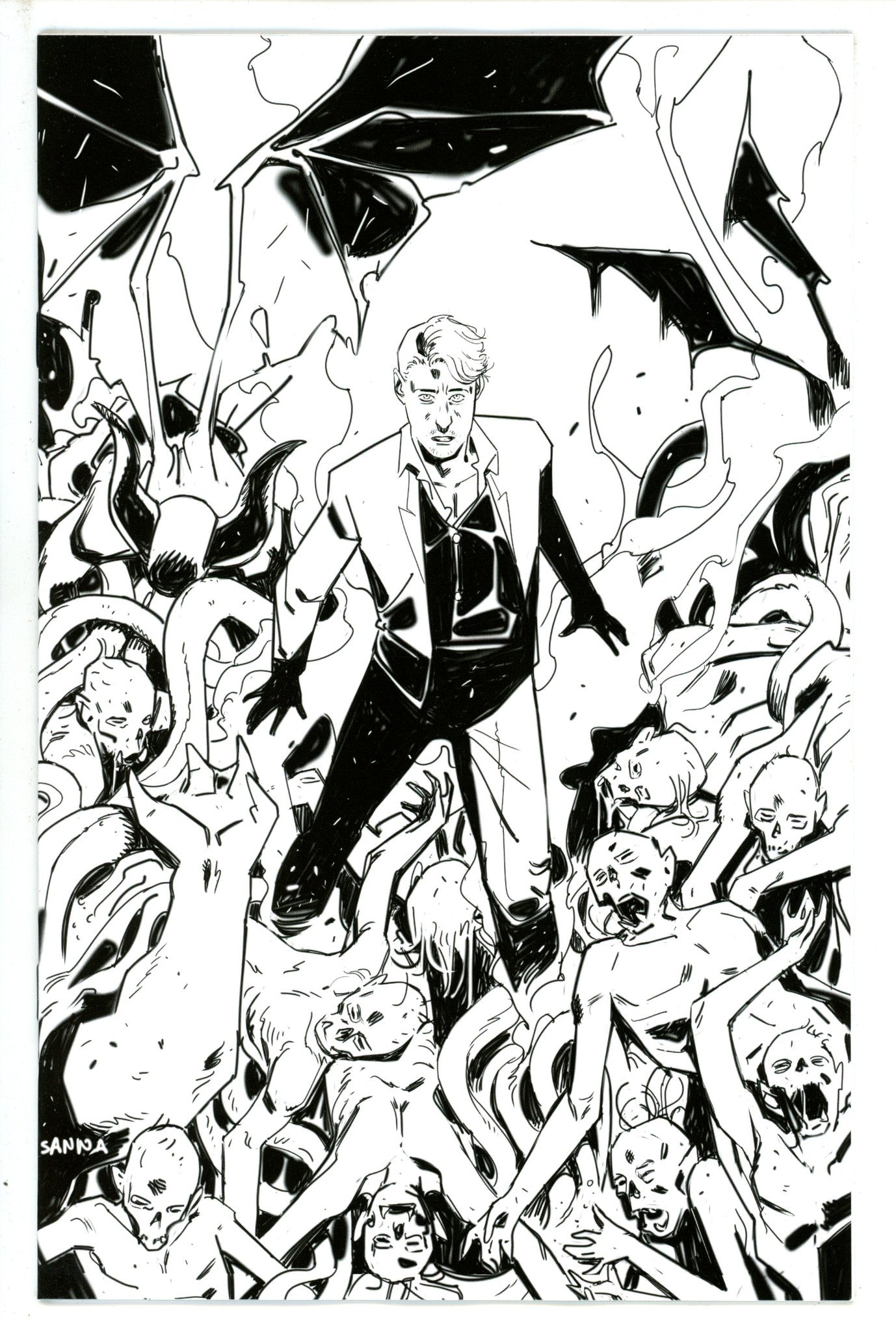 Lovecraft Unknown Kadath 8 Salomom Virgin B&W Incentive Variant NM- (2023)