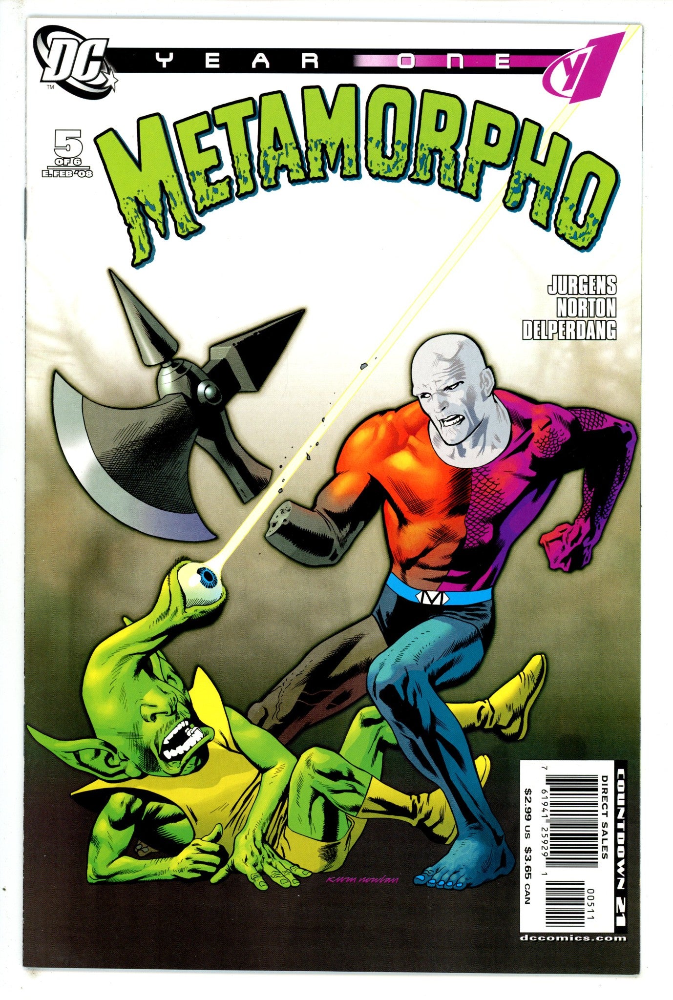Metamorpho: Year One 5 (2007)