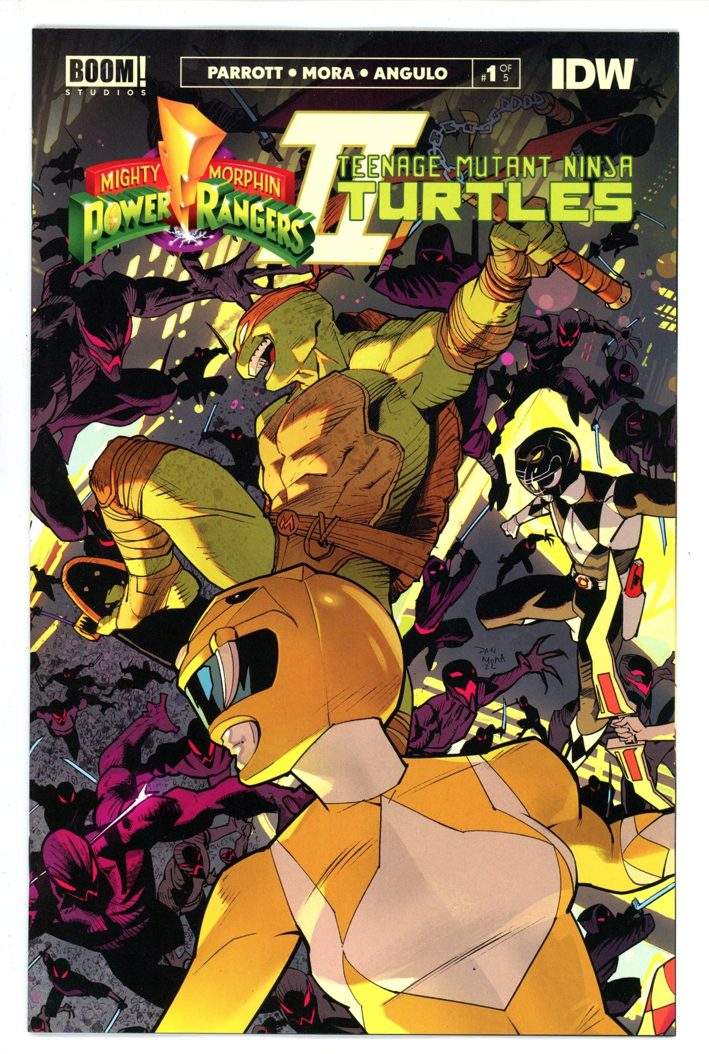 Mighty Morphin Power Rangers / Teenage Mutant Ninja Turtles II 1 Connecting Variant (2022)