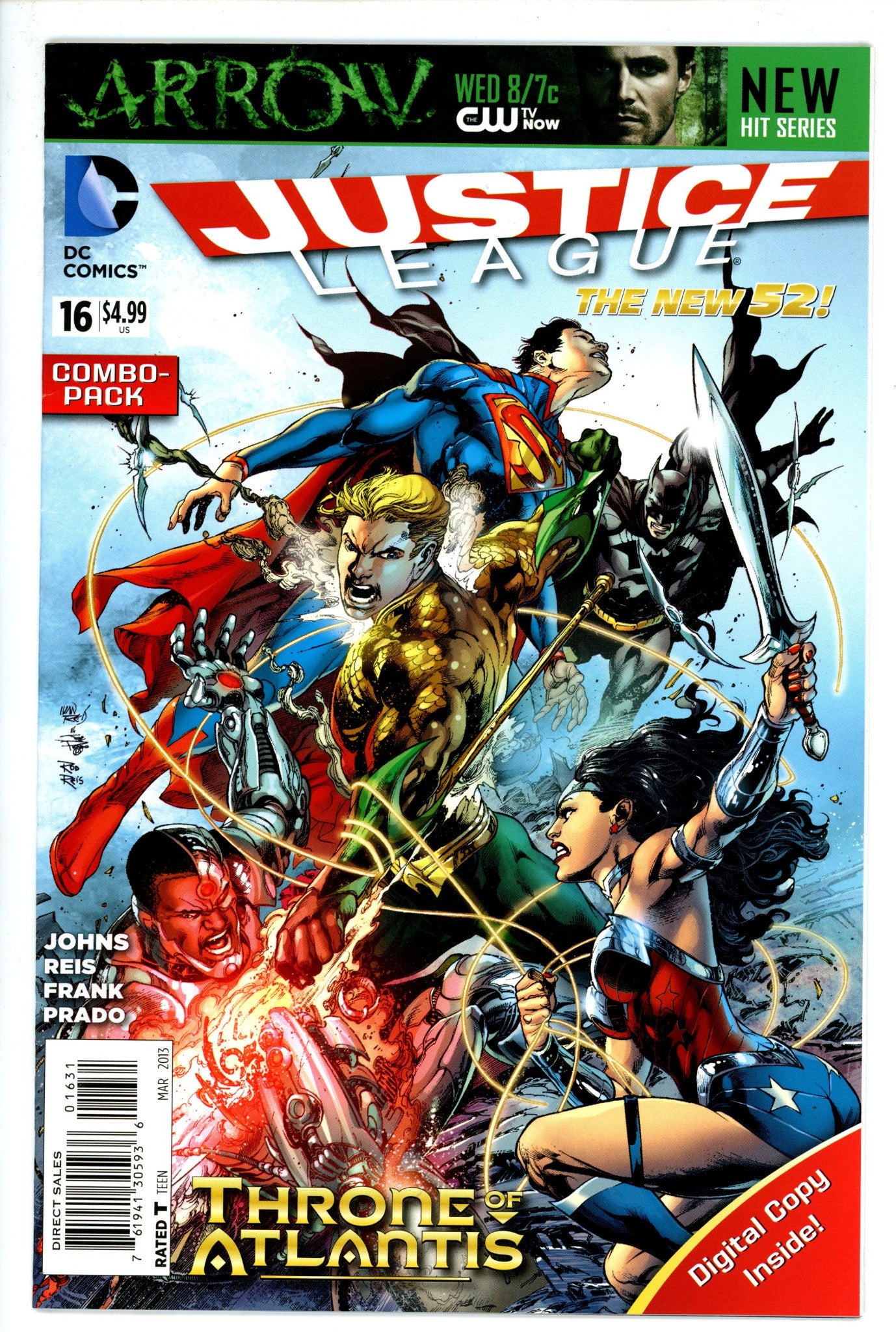 Justice League Vol 1 16 Combo-Pack