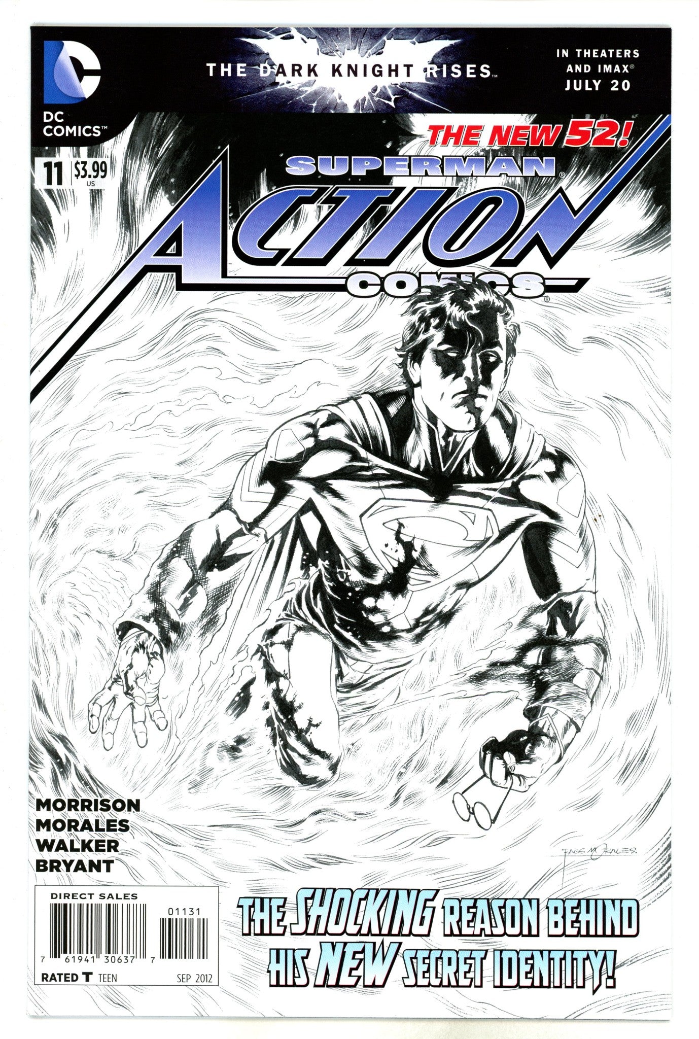 Action Comics Vol 3 11 Morales Variant NM-