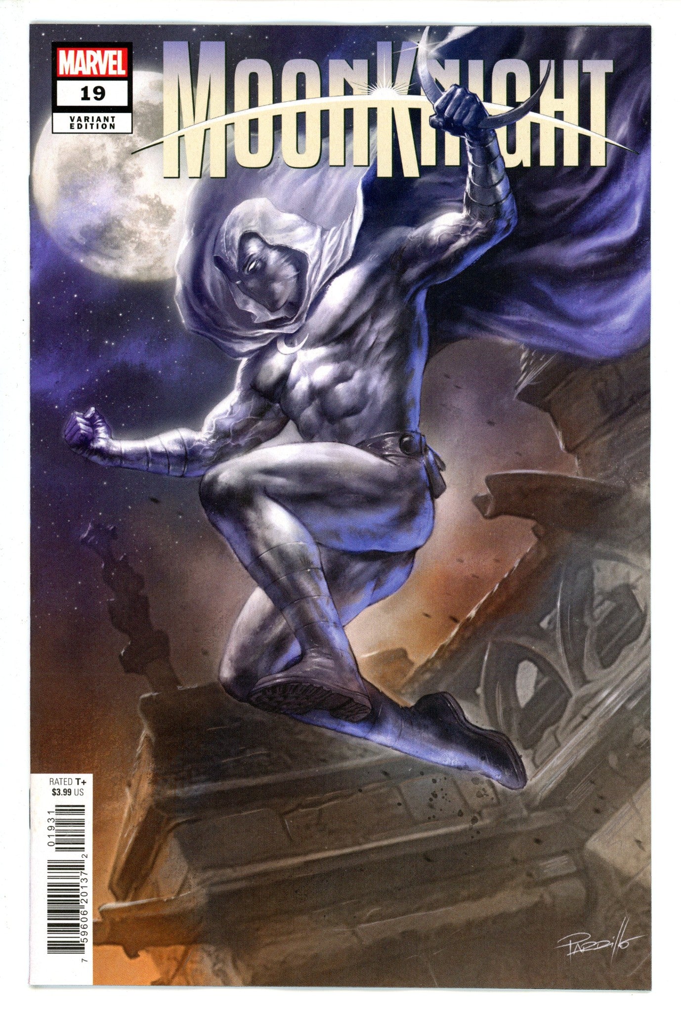 Moon Knight Vol 9 19 Parrillo Incentive Variant NM+ (2023)