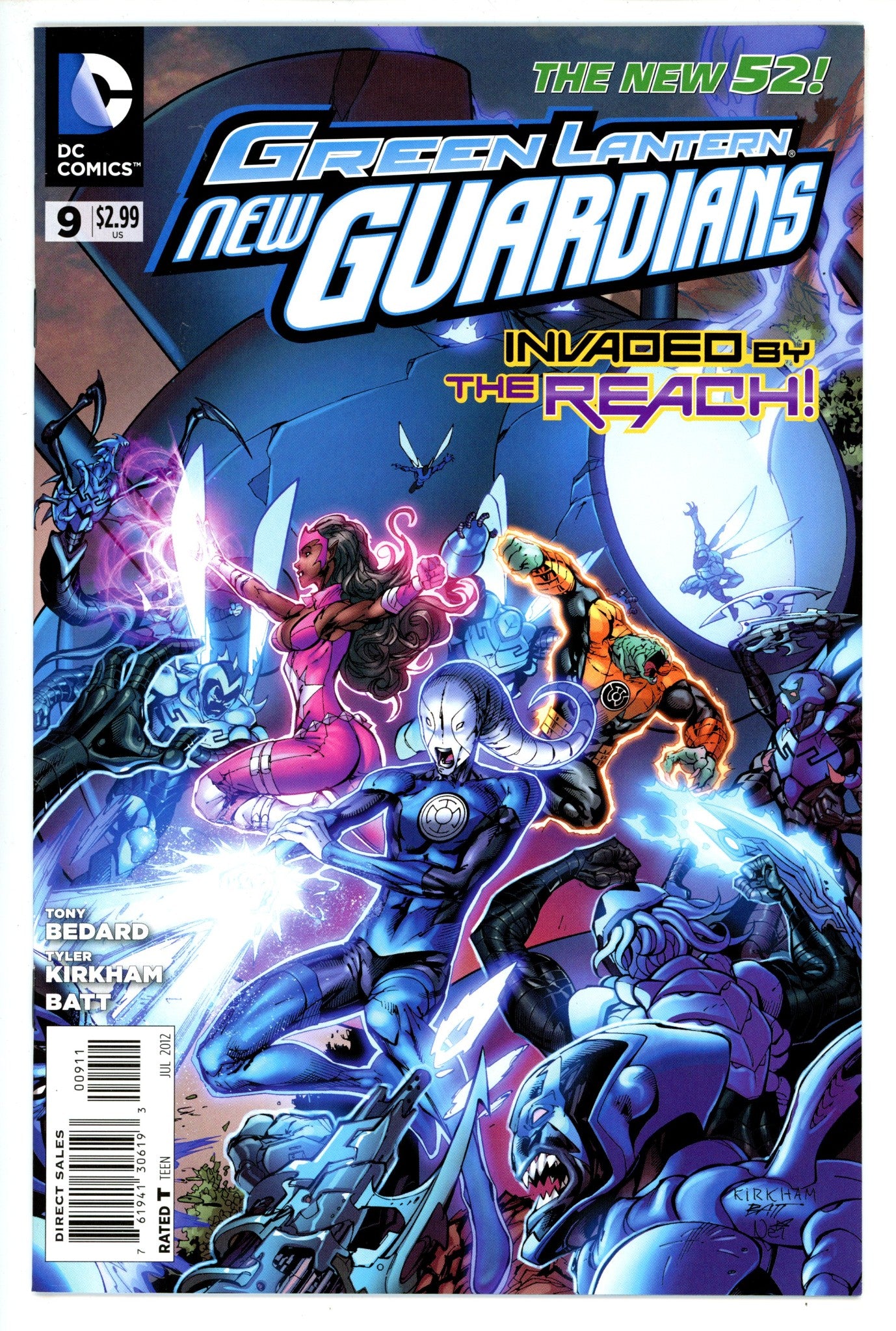 Green Lantern: New Guardians 9