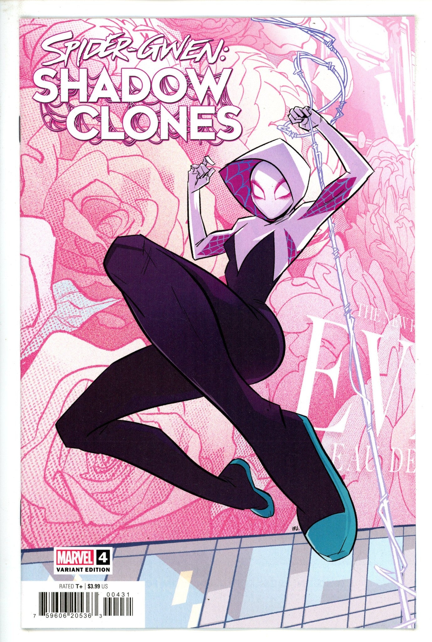 Spider-Gwen Shadow Clones 4 Wu Variant (2023)