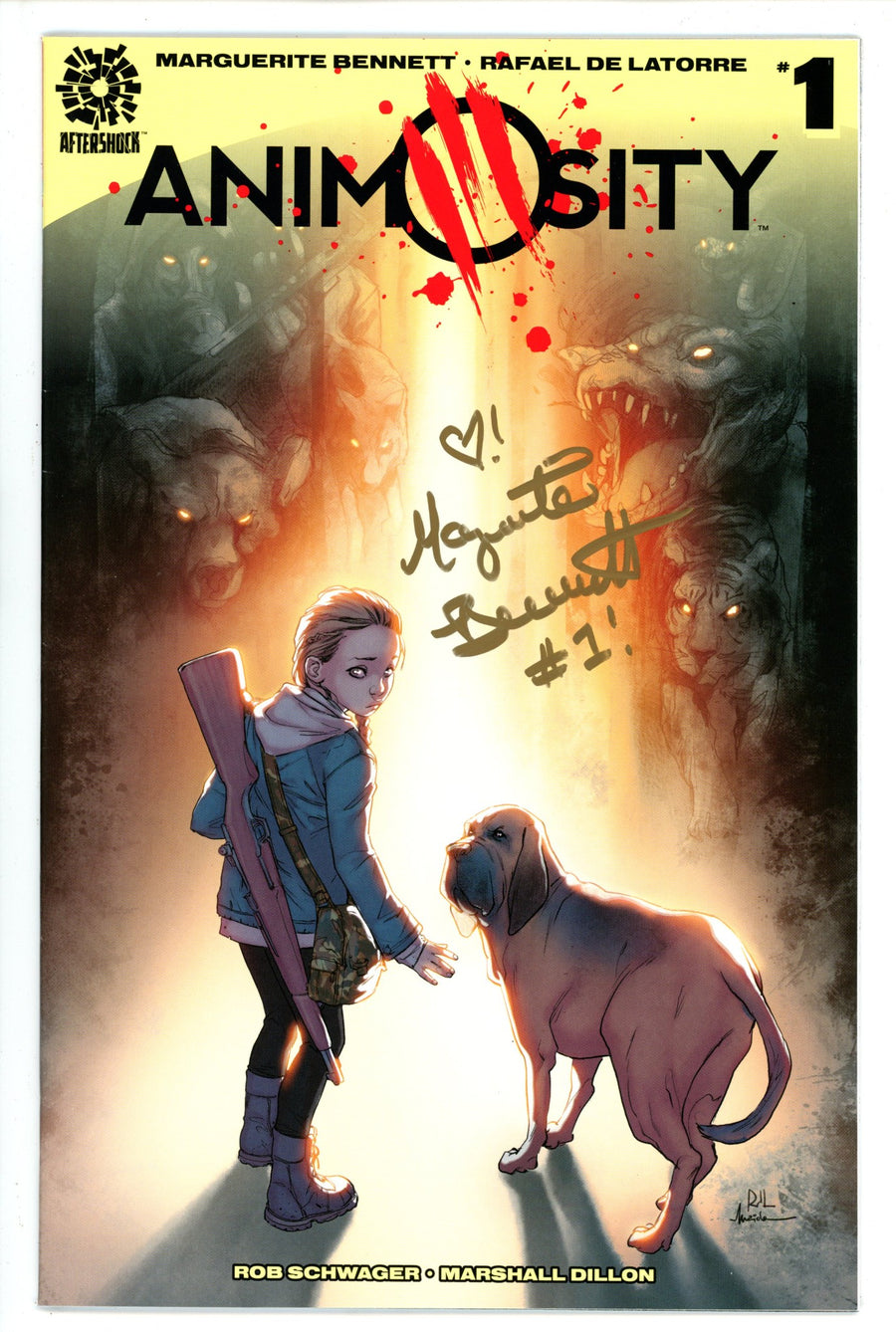 Animosity 1 Signed Bennett VF/NM
