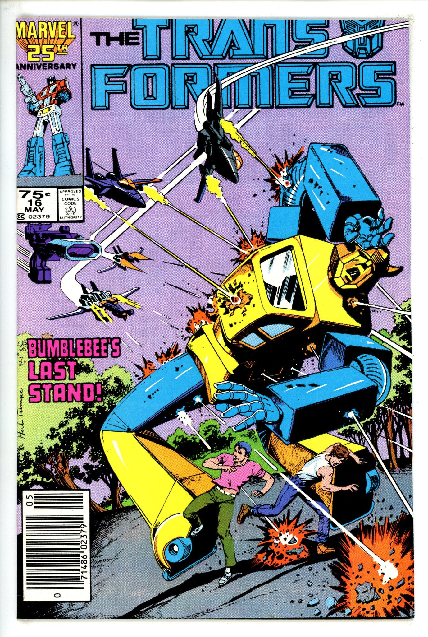 The Transformers 16 Newsstand VF+ (1986)