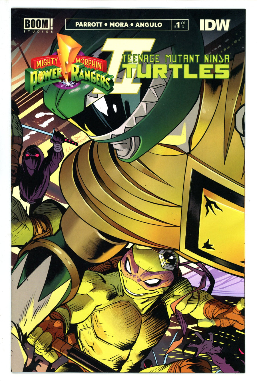 Mighty Morphin Power Rangers / Teenage Mutant Ninja Turtles II 1 Mora Connecting Variant (2022)