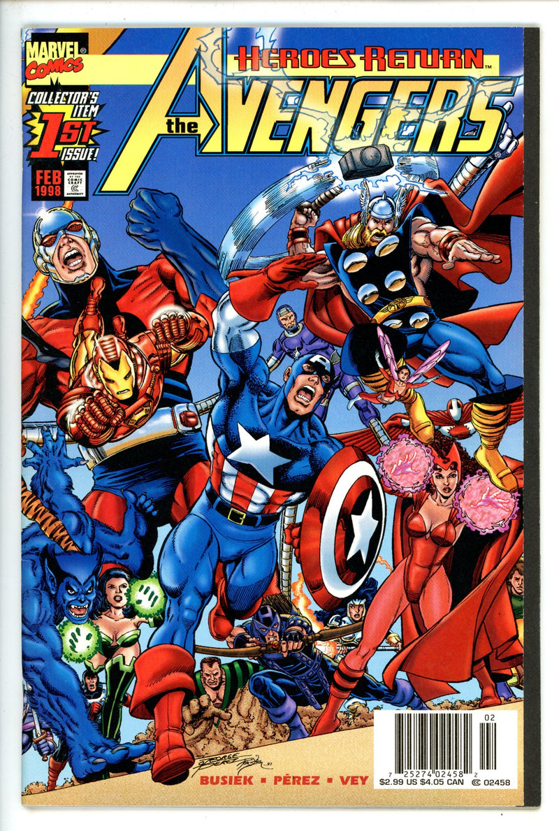 Avengers Vol 3 1 Newsstand VF