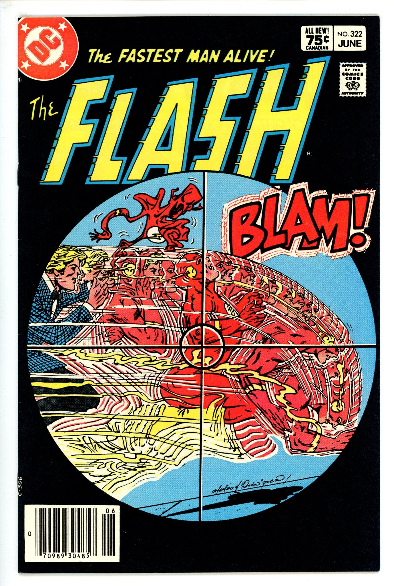 The Flash Vol 1 322 Canadian VF/NM