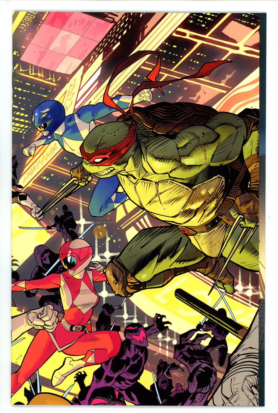 Mighty Morphin Power Rangers / Teenage Mutant Ninja Turtles II 1 Mora Double Gatefold Variant (2022)