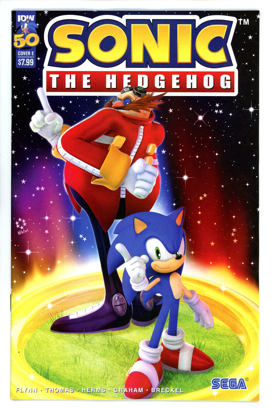 Sonic the Hedgehog Vol 3 50 Gray Variant (2022)