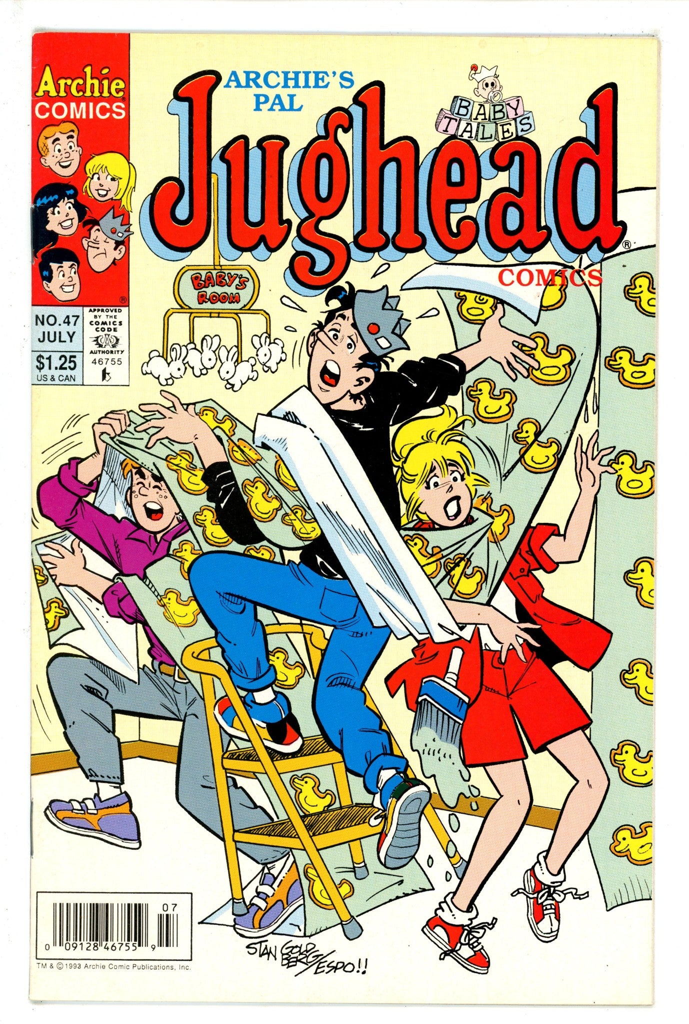 Archie's Pal Jughead Comics 47 Newsstand FN (1993)