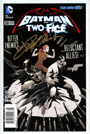 Batman and Robin  28 Newsstand Signed NM