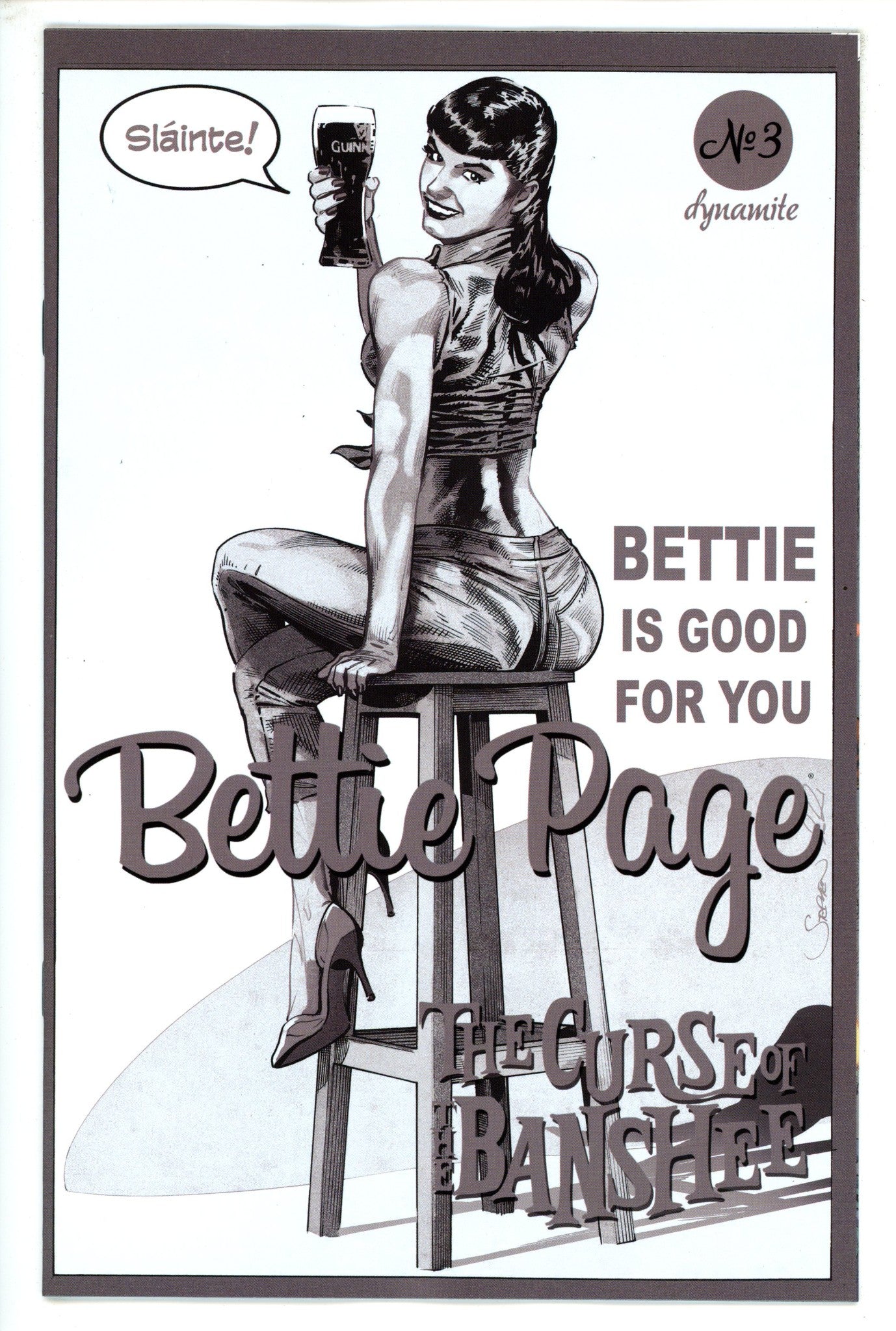 Bettie Page & Curse of the Banshee 3 Mooney Variant (2021)