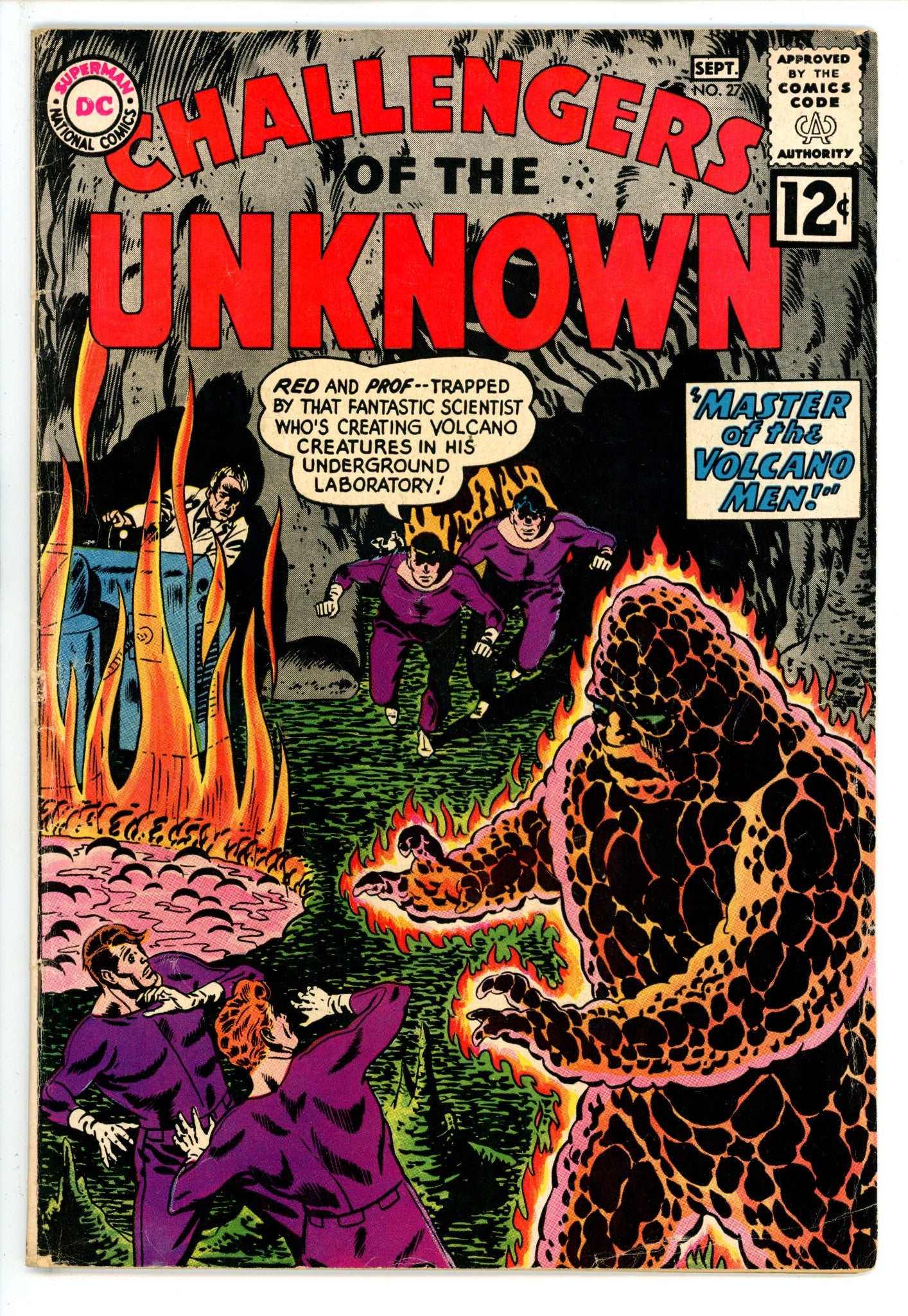 Challengers of the Unknown Vol 1 27 VG-