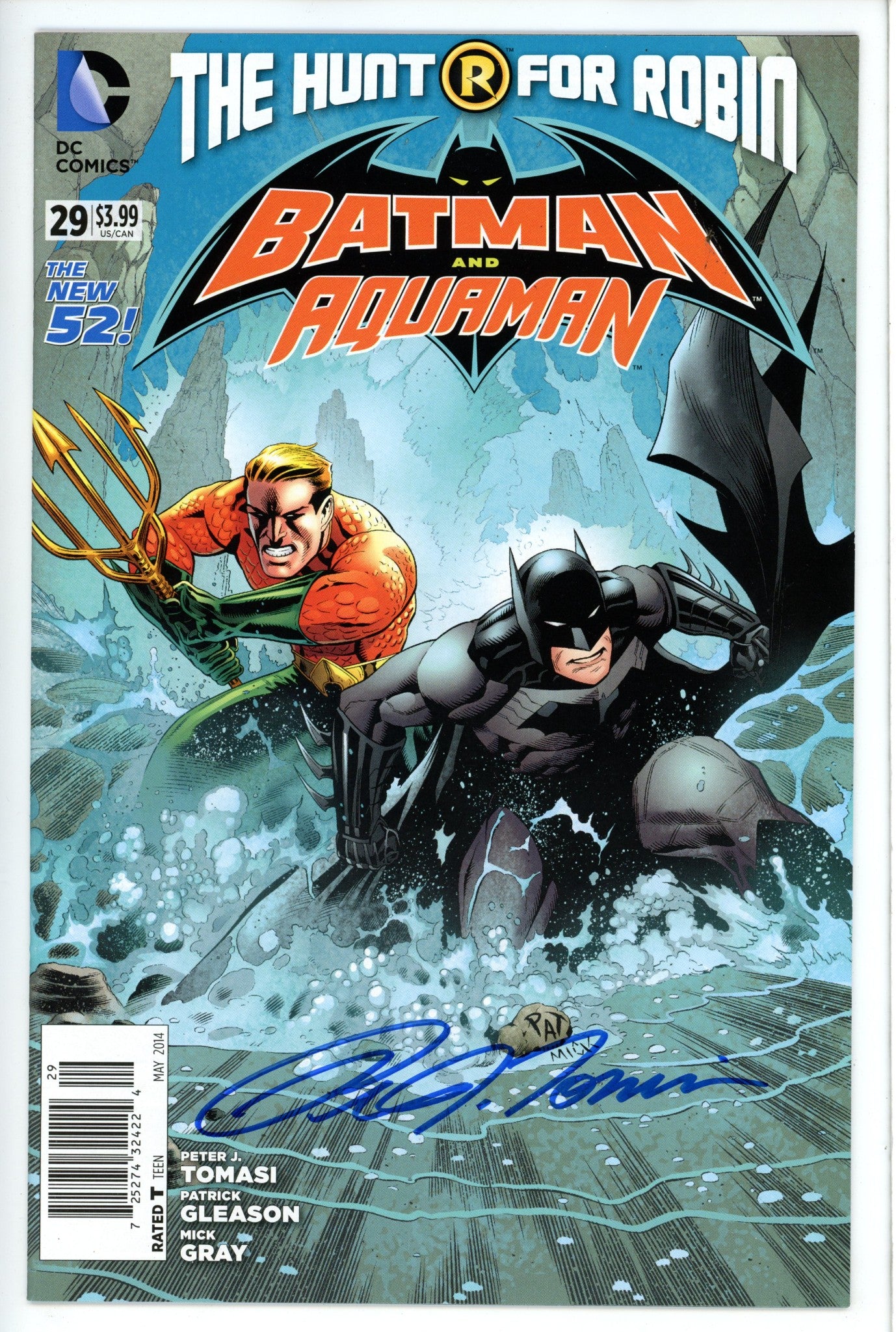 Batman and Robin Vol 2 29 Newsstand Signed NM-DC-CaptCan Comics Inc