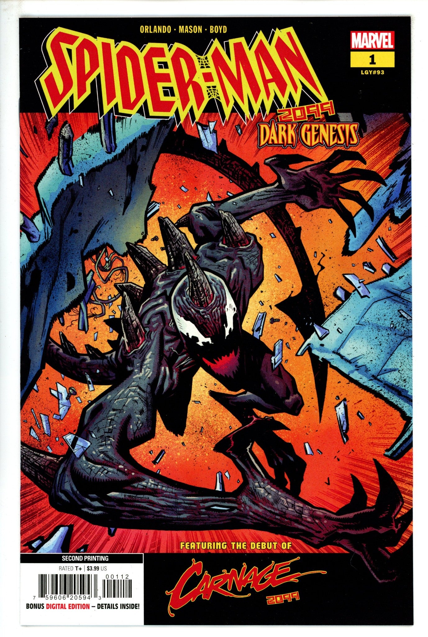 Spider-Man 2099: Dark Genesis 1 2Nd Print (2023)