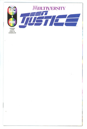 Multiversity Teen Justice 1 Blank Variant (2022)