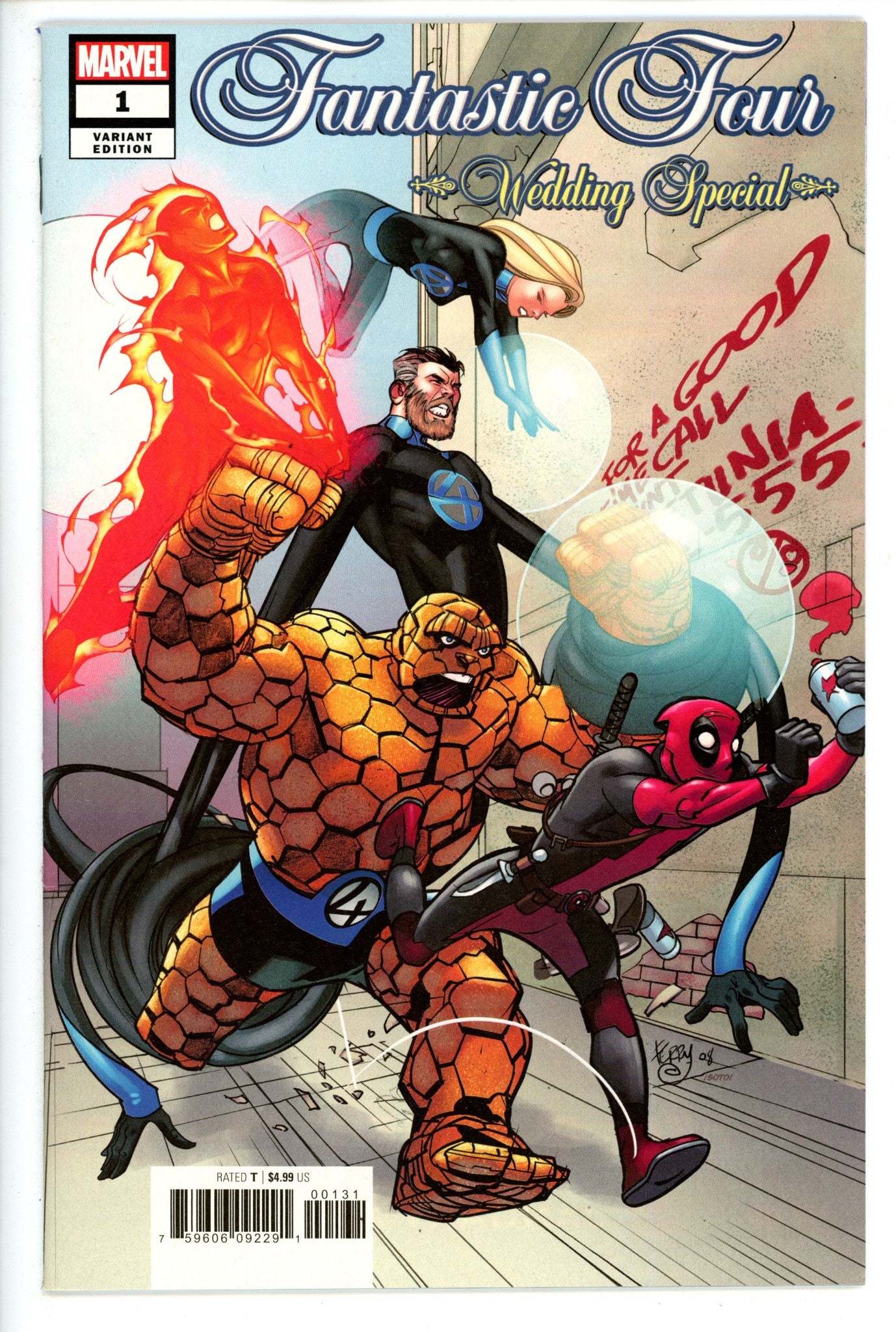 Fantastic Four Wedding Special 1 Ferry Variant