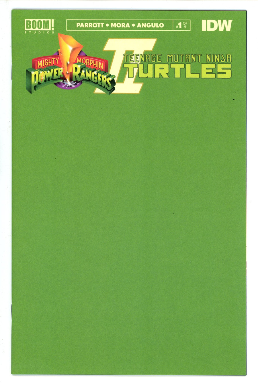 Mighty Morphin Power Rangers / Teenage Mutant Ninja Turtles II 1 Blank Variant (2022)