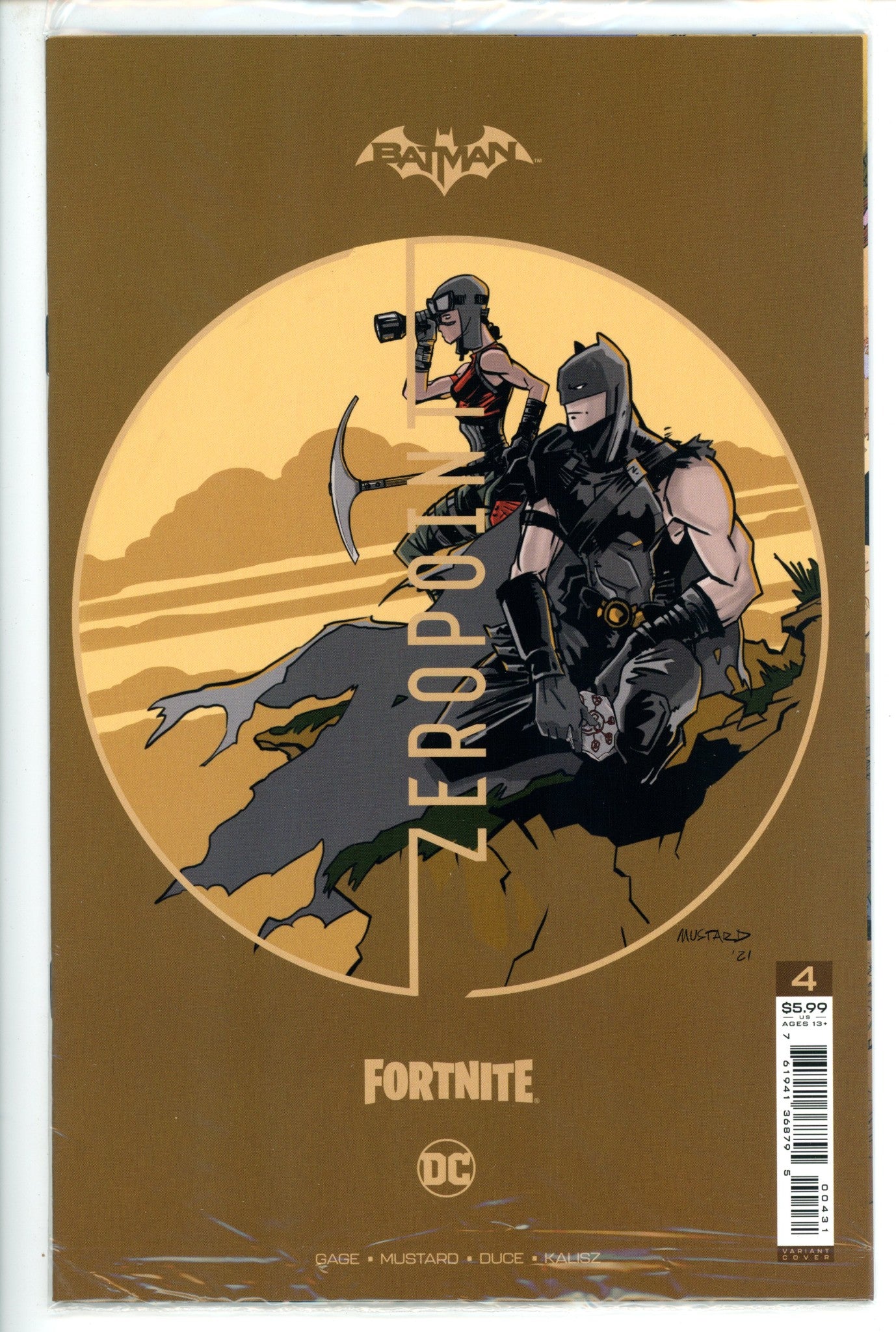 Batman / Fortnite Zeropoint 4 Mustard Variant (2021)