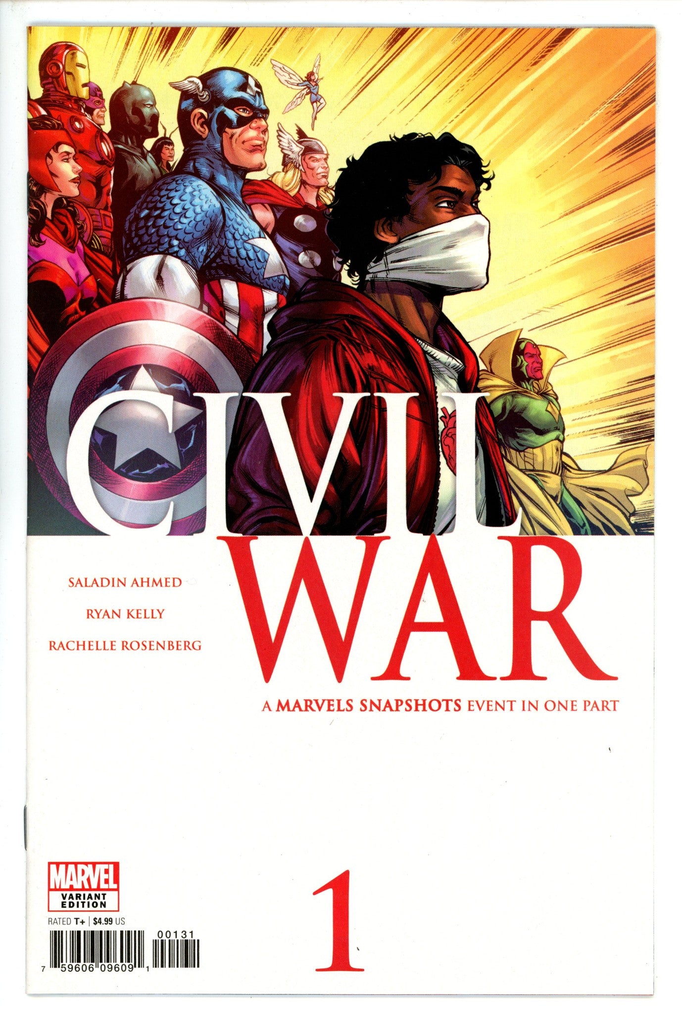 Marvel Snapshots Civil War 1 Variant