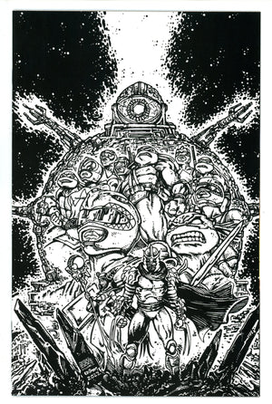 Mighty Morphin Power Rangers / Teenage Mutant Ninja Turtles II 1 Eastman Incentive Variant NM+ (2022)