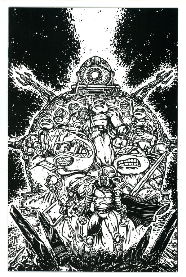 Mighty Morphin Power Rangers / Teenage Mutant Ninja Turtles II 1 Eastman Incentive Variant NM+ (2022)