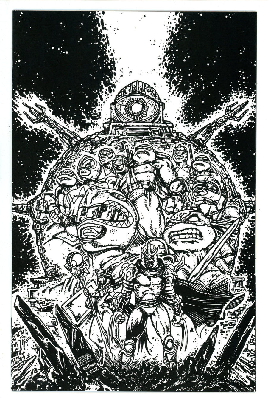 Mighty Morphin Power Rangers / Teenage Mutant Ninja Turtles II 1 Eastman Incentive Variant NM+ (2022)