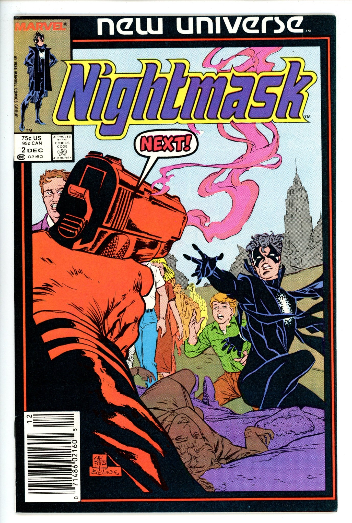 Nightmask 2 Newsstand-Marvel-CaptCan Comics Inc
