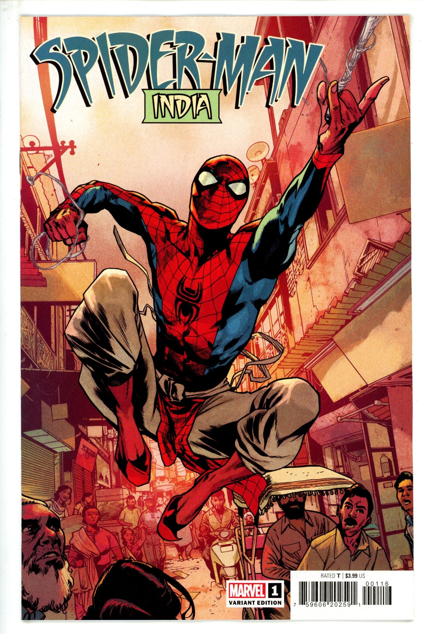 Spider-Man India Vol 2 1 Asrar Incentive Variant NM- (2023)