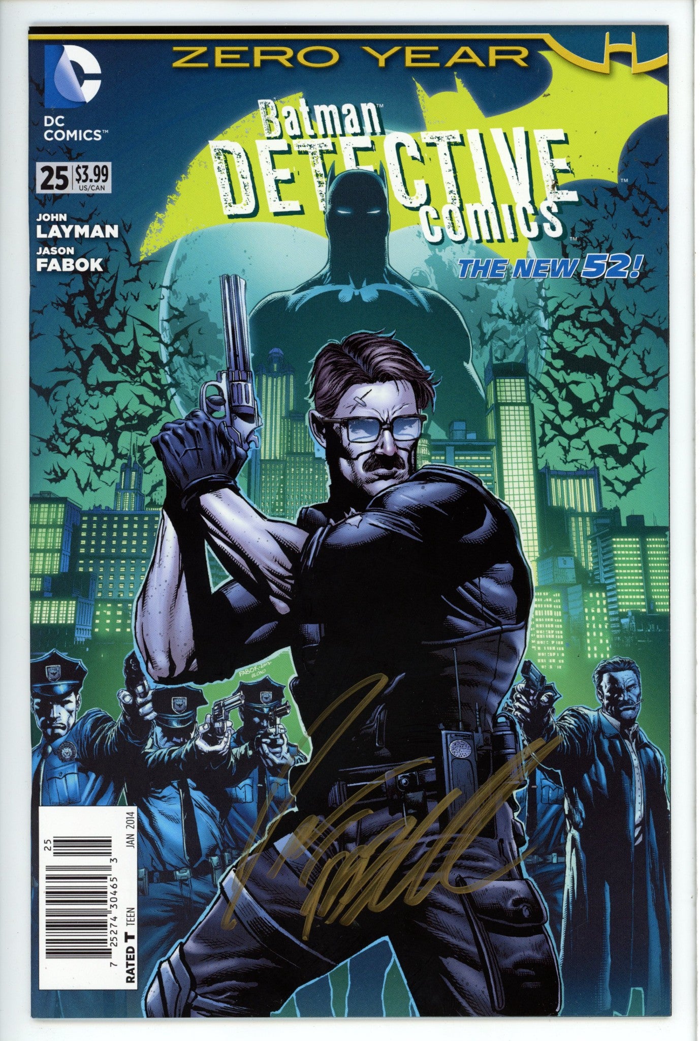 Detective Comics Vol 2 25 Newsstand Signed NM+-DC-CaptCan Comics Inc