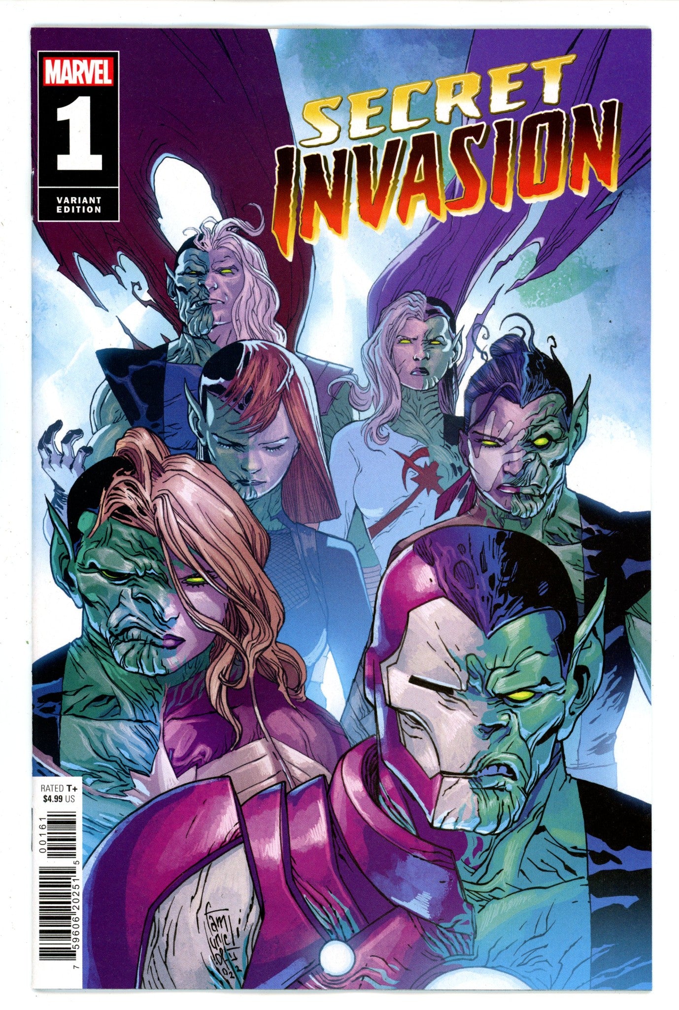 Secret Invasion Vol 2 1 Camuncoli Variant NM+