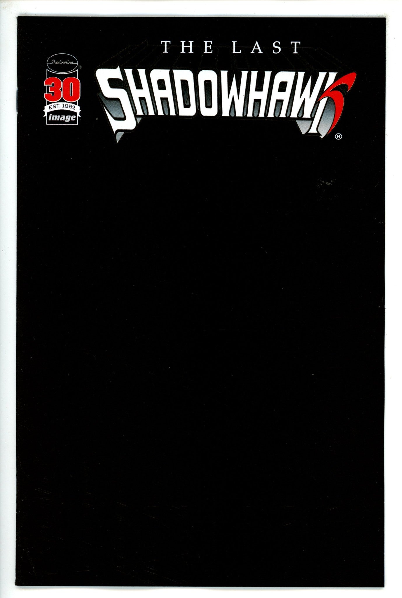Last Shadowawk 1 Black Blank Variant (2022)