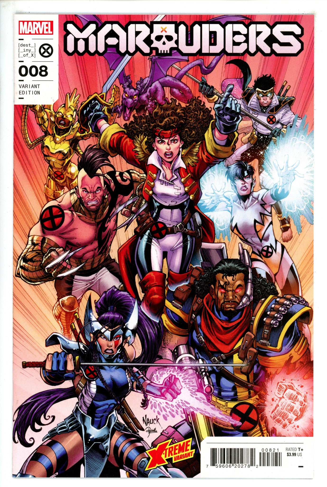 Marauders Vol 2 8 Nauck Variant (2022)