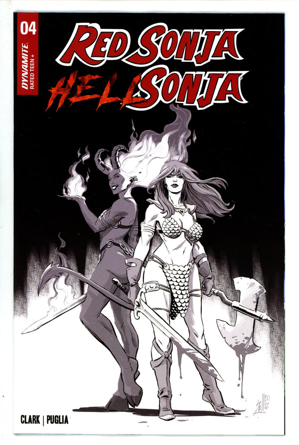 Red Sonja Hell Sonja 4 Spalletta B&W Incentive Variant (2023)