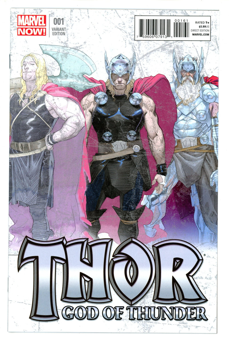 Thor: God of Thunder 1 Ribic Variant NM-