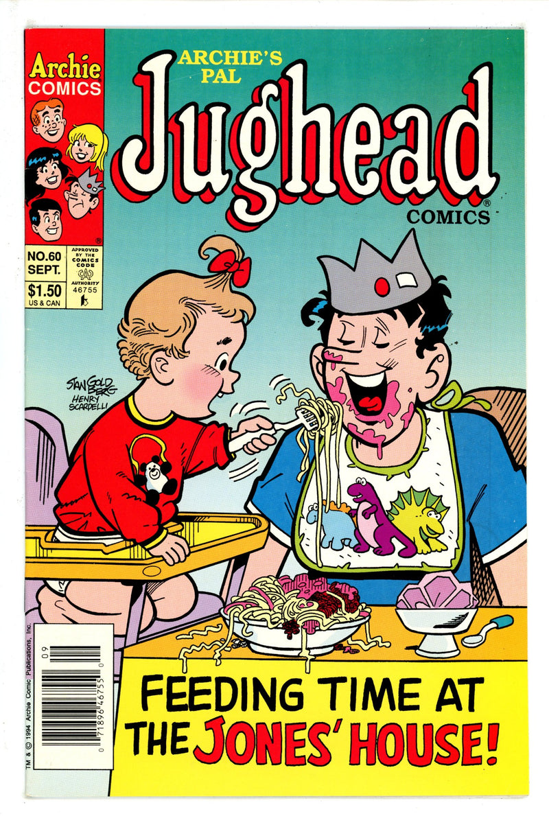 Archie's Pal Jughead Comics 60 Newsstand FN/VF (1994)