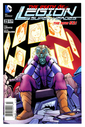Legion of Super-Heroes Vol 7 23 Newsstand VF+