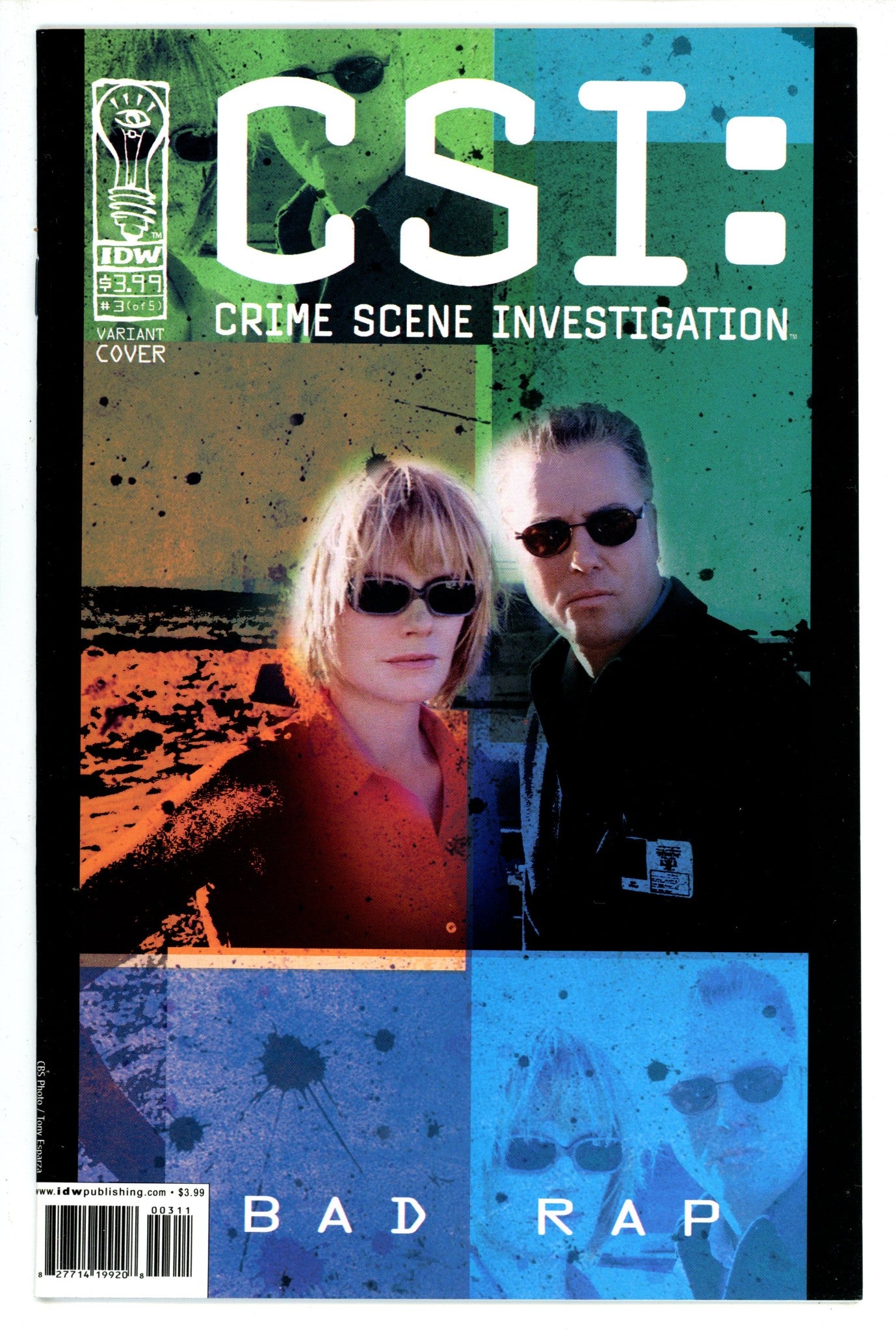 CSI: Crime Scene Investigation - Bad Rap 3 Photo Variant (2003)