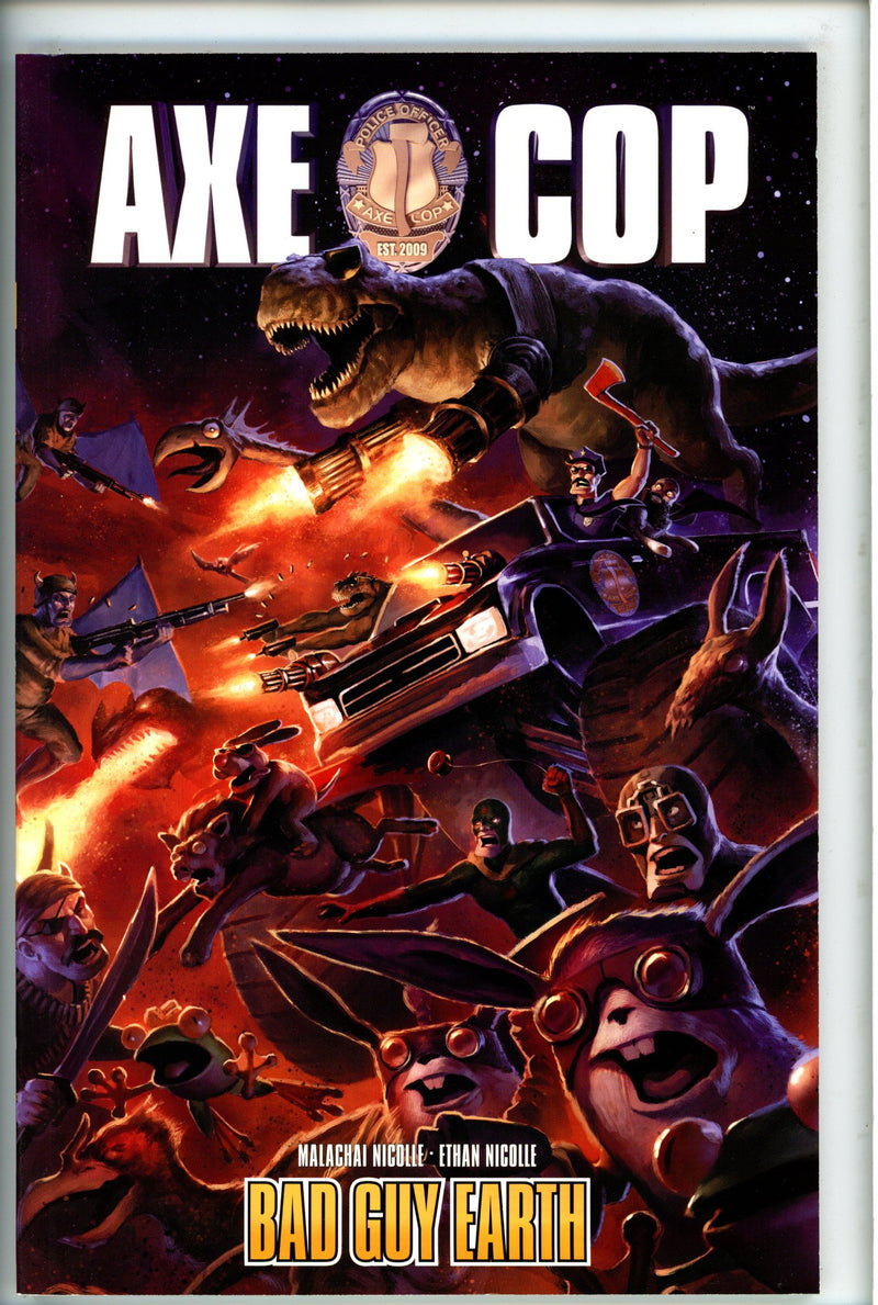 Axe Cop Bad Guy Earth Vol 2