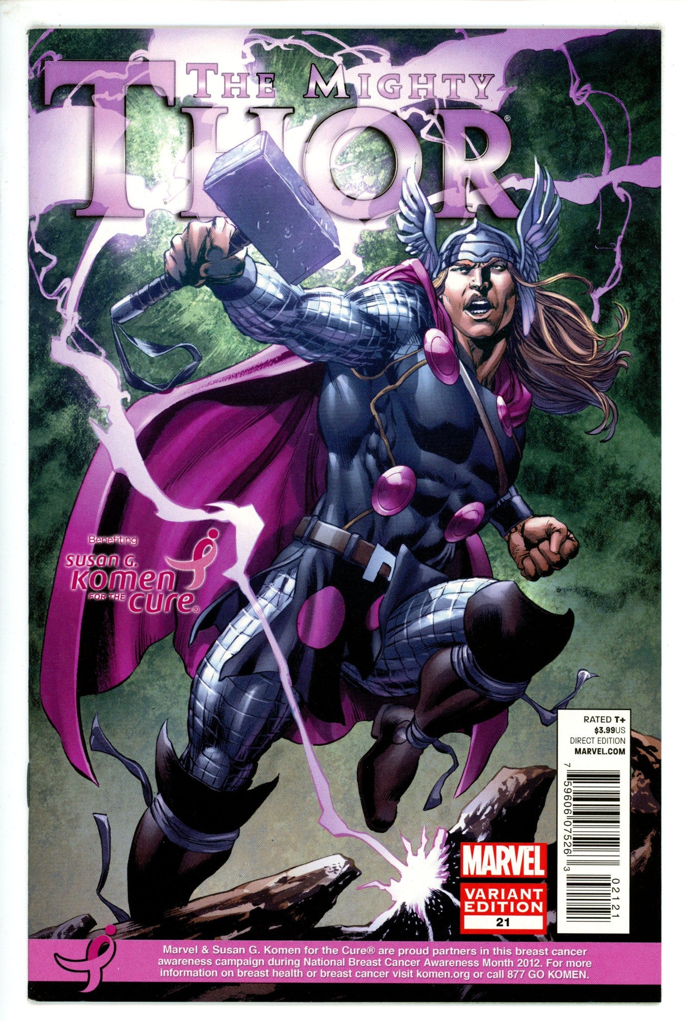 The Mighty Thor Vol 1 21 Komen Variant