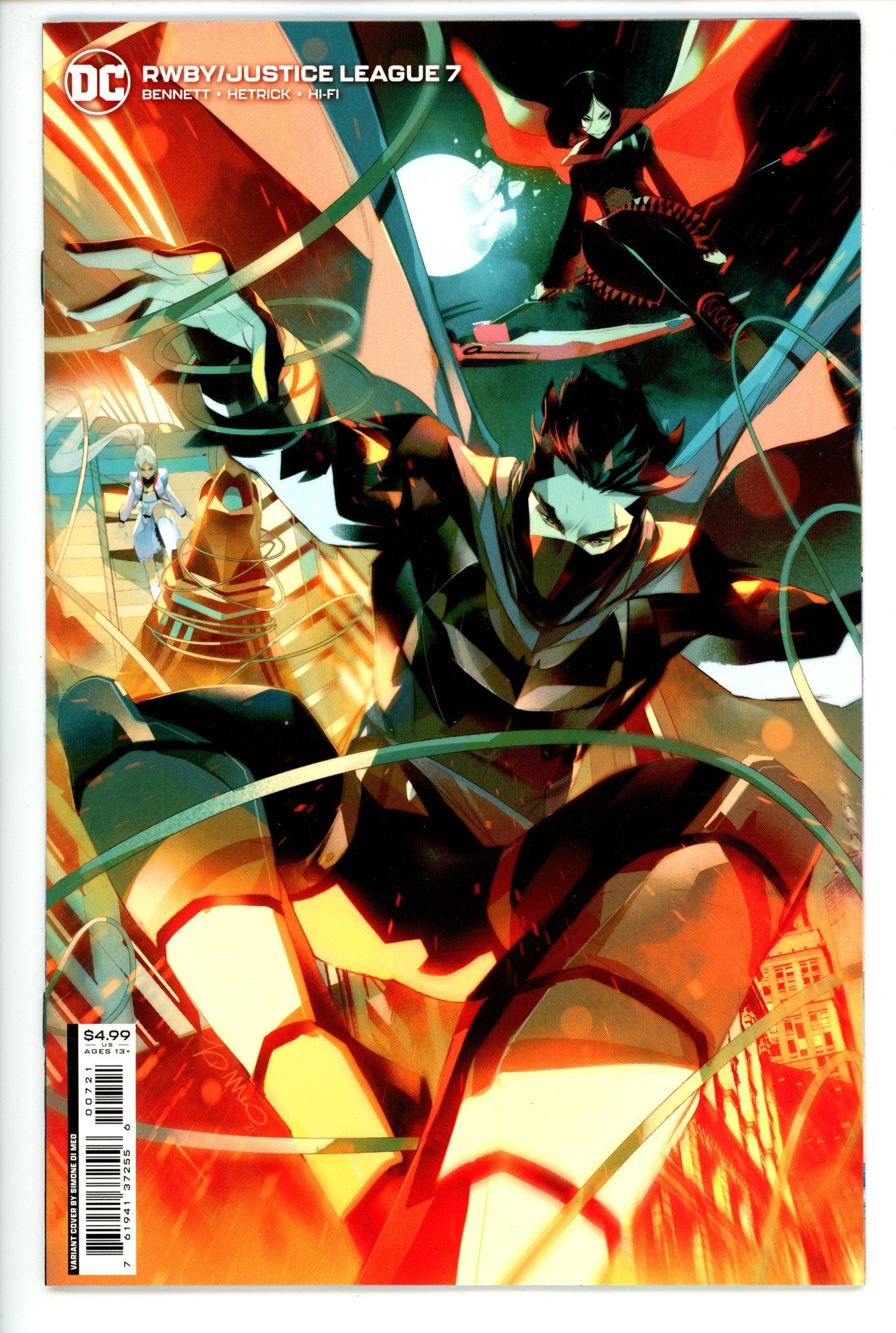 Rwby Justice League 7 Di Meo Variant (2021)