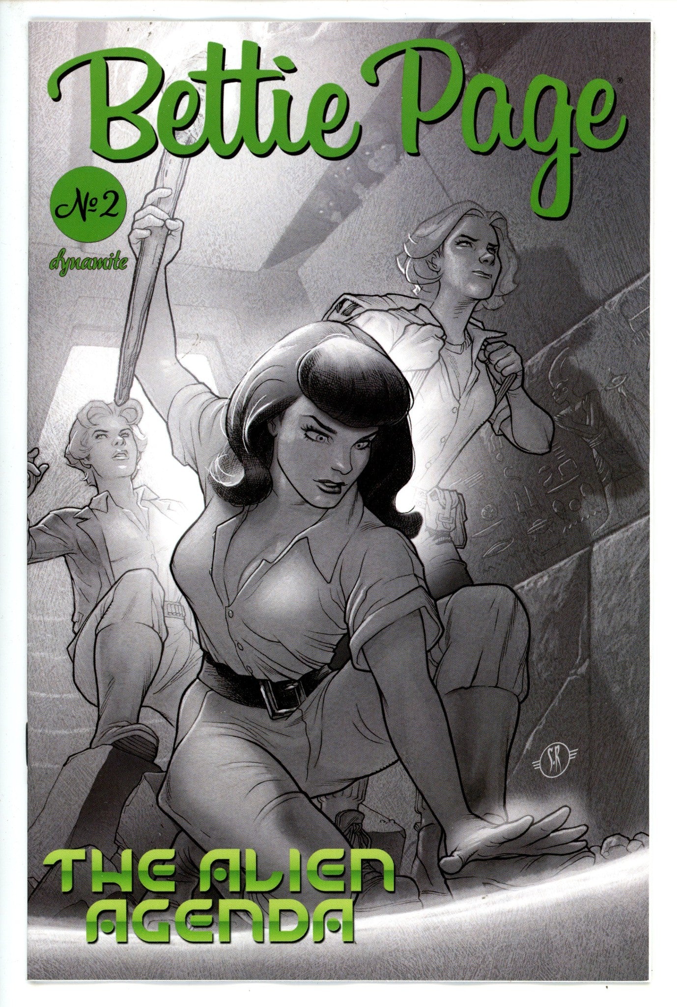 Bettie Page Alien Agenda 2 Roux Variant (2022)