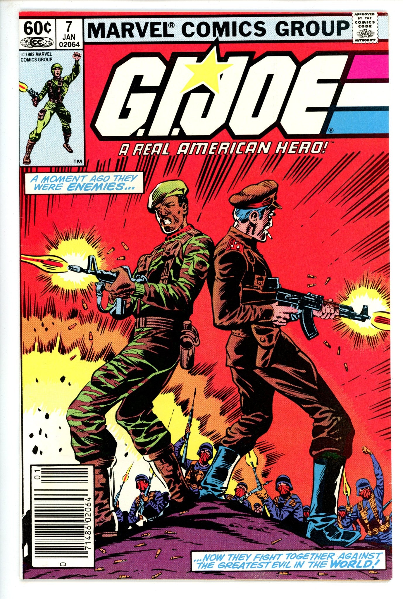 G.I. Joe, A Real American Hero 7 Newsstand VF+