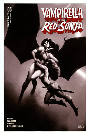Vampirella Vs Red Sonja 5 Beach Incentive Variant (2023)