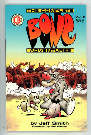 Bone Vol 2 The Complete Bone Adventures TPB Book Plate Signed Smith